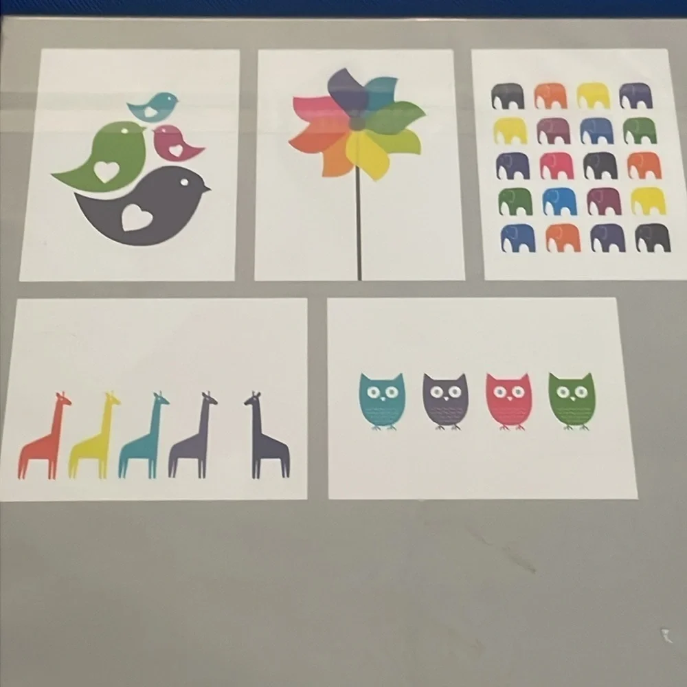 KORT colorful art card set from IKEA 5”x 7”
